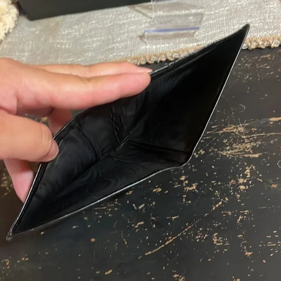 Chanel Black Caviar Leather Wallet Cash, Credit Card, Zip Coin Compartments - Picture 7 of 9